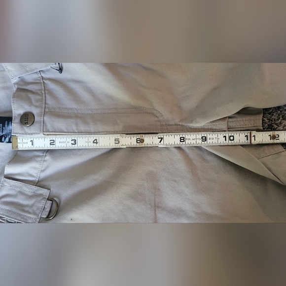 5.11 Tactical Series Relaxed Fit Khaki Cargo-Style Pants - Picture 8 of 10